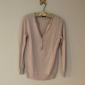 J.Crew merino wool henley sweater